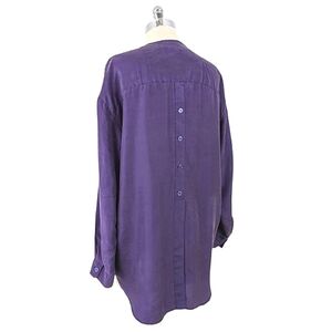 vintage 80's oversized silk blouse